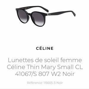 Black Céline sunglasses